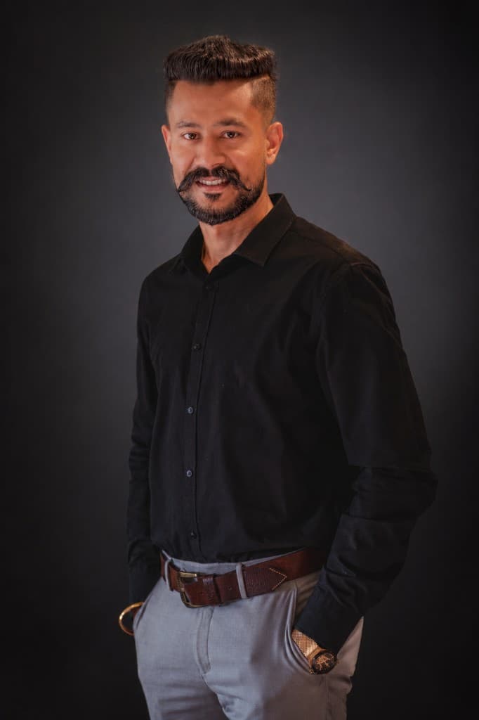 Portrait of S P Singh, Co-Founder of Singh Foundation
