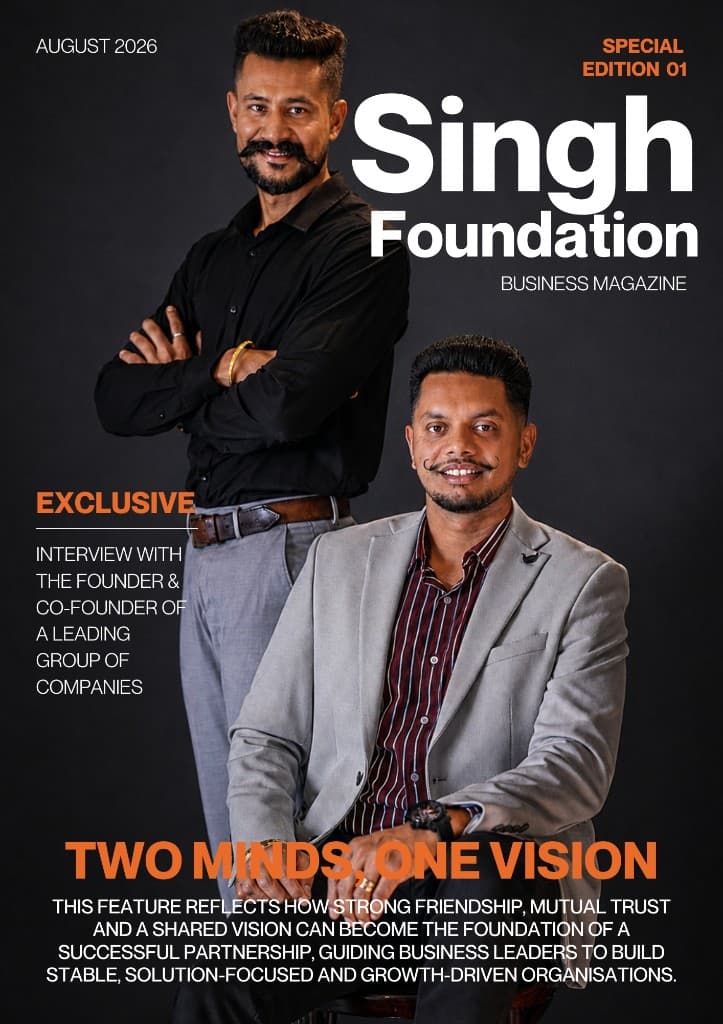 Singh Foundation Magazine cover